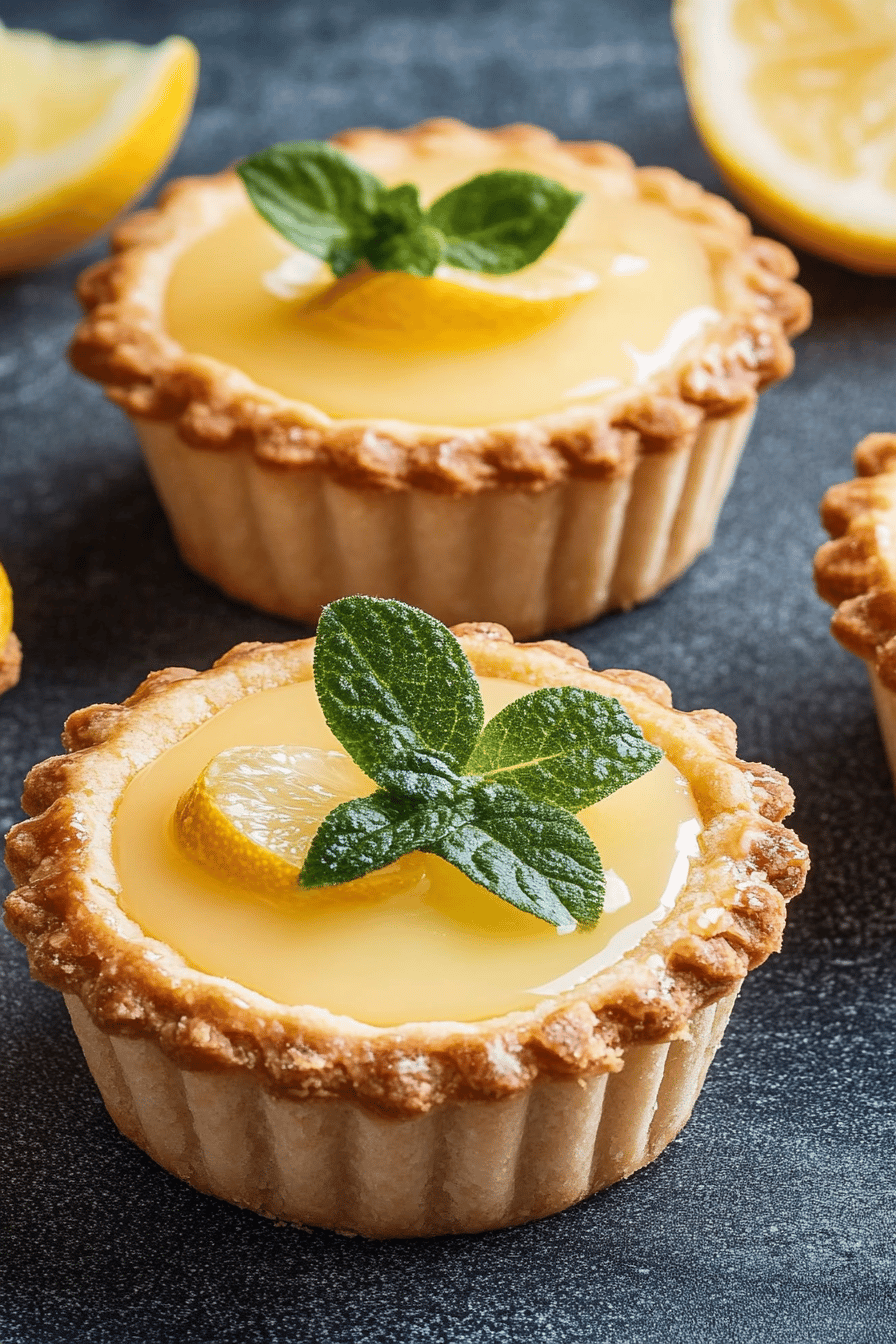 Tartelettes au Citron Faciles et Délicieuses ingredients