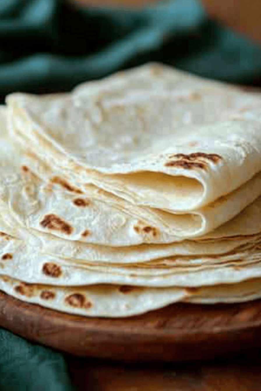 Titre court: Recette Thermomix: Galettes Wraps Faciles et Délicieuses Final Dish Presentation