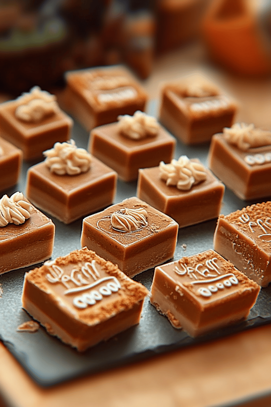 Barres Glacées Spéculoos: Un Dessert Sans Cuisson Final Dish Presentation