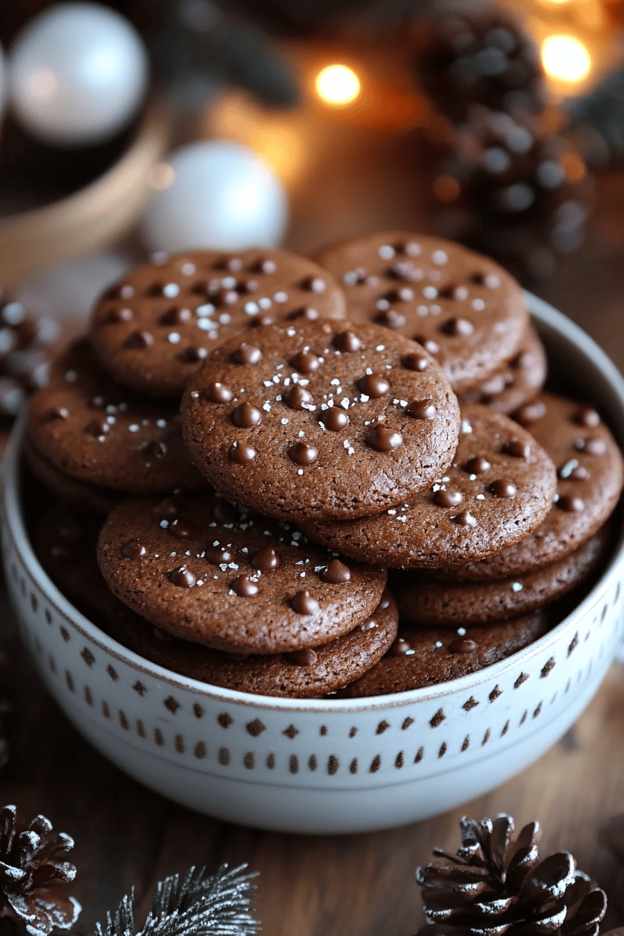 Biscuits de Noël au chocolat  une recette gourmande Final Dish Presentation
