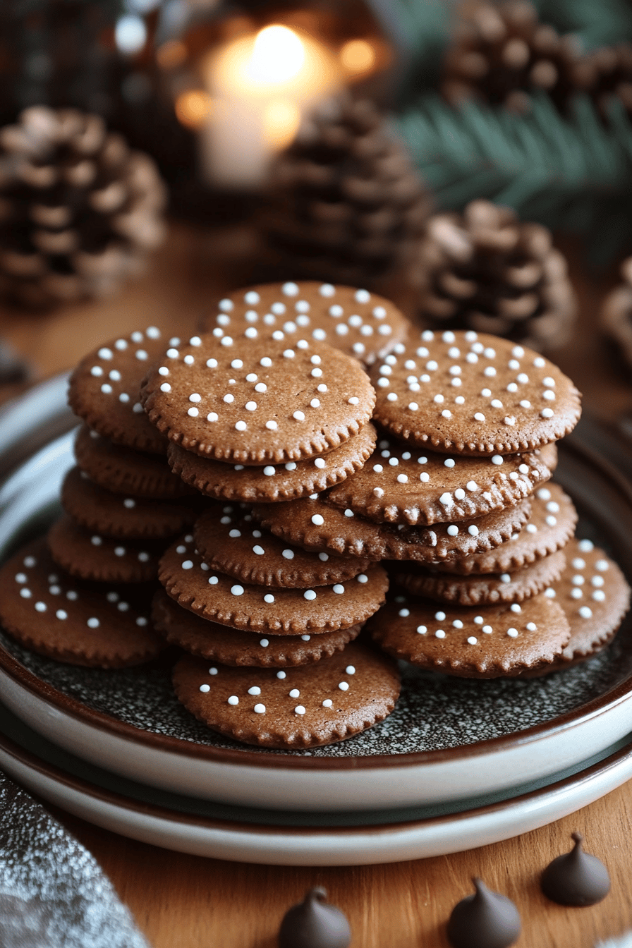Biscuits de Noël au chocolat  une recette gourmande Final Dish Presentation