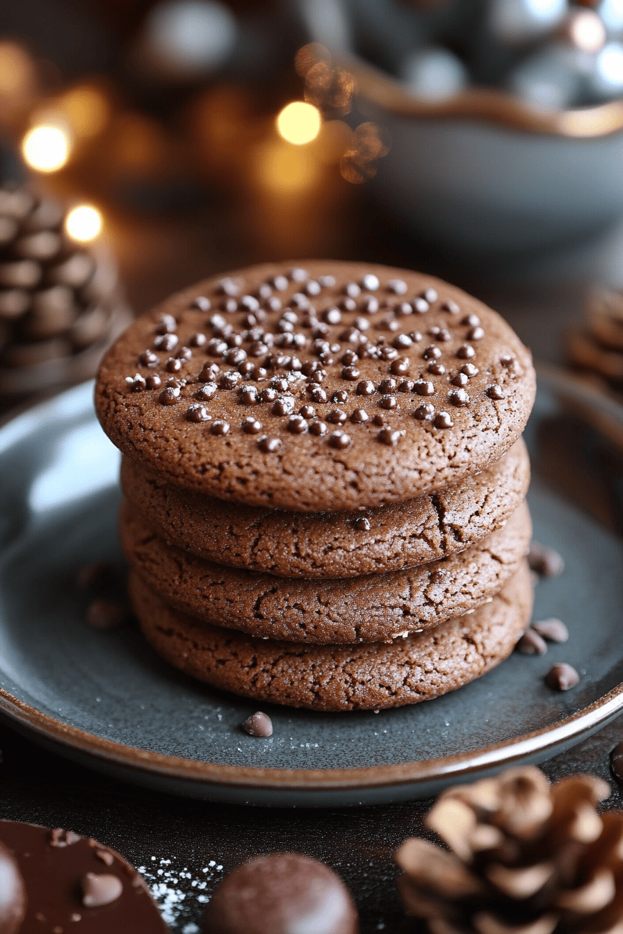 Biscuits de Noël au chocolat  une recette gourmande ingredients