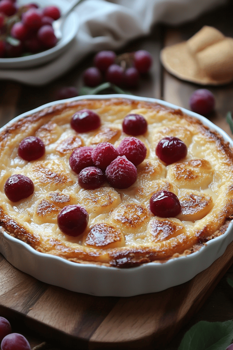 Clafoutis Amandine aux Mirabelles Léger et Gourmand