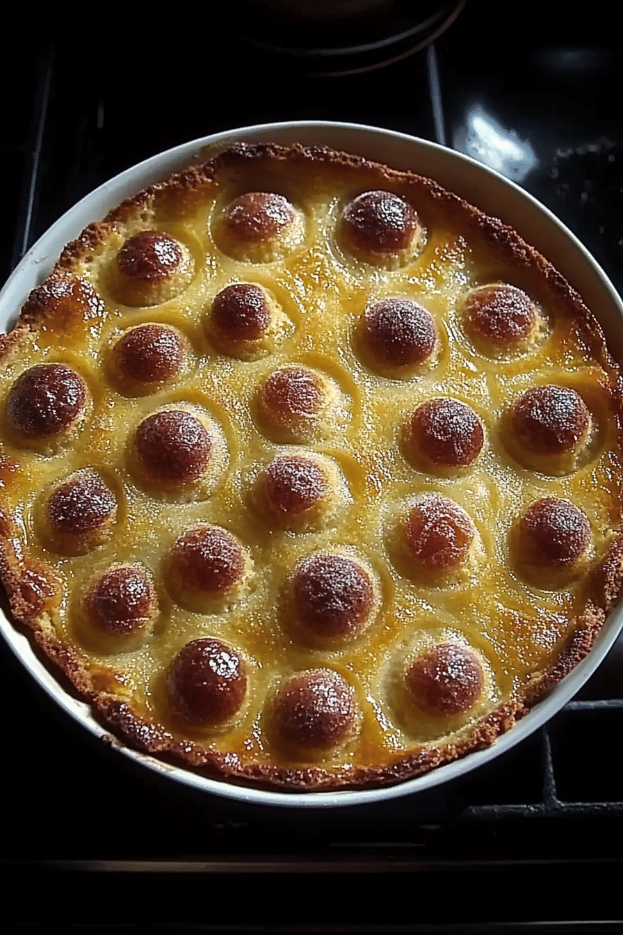 Clafoutis aux Mirabelles Surgelées: Un Dessert Simple et Savoureux Final Dish Presentation