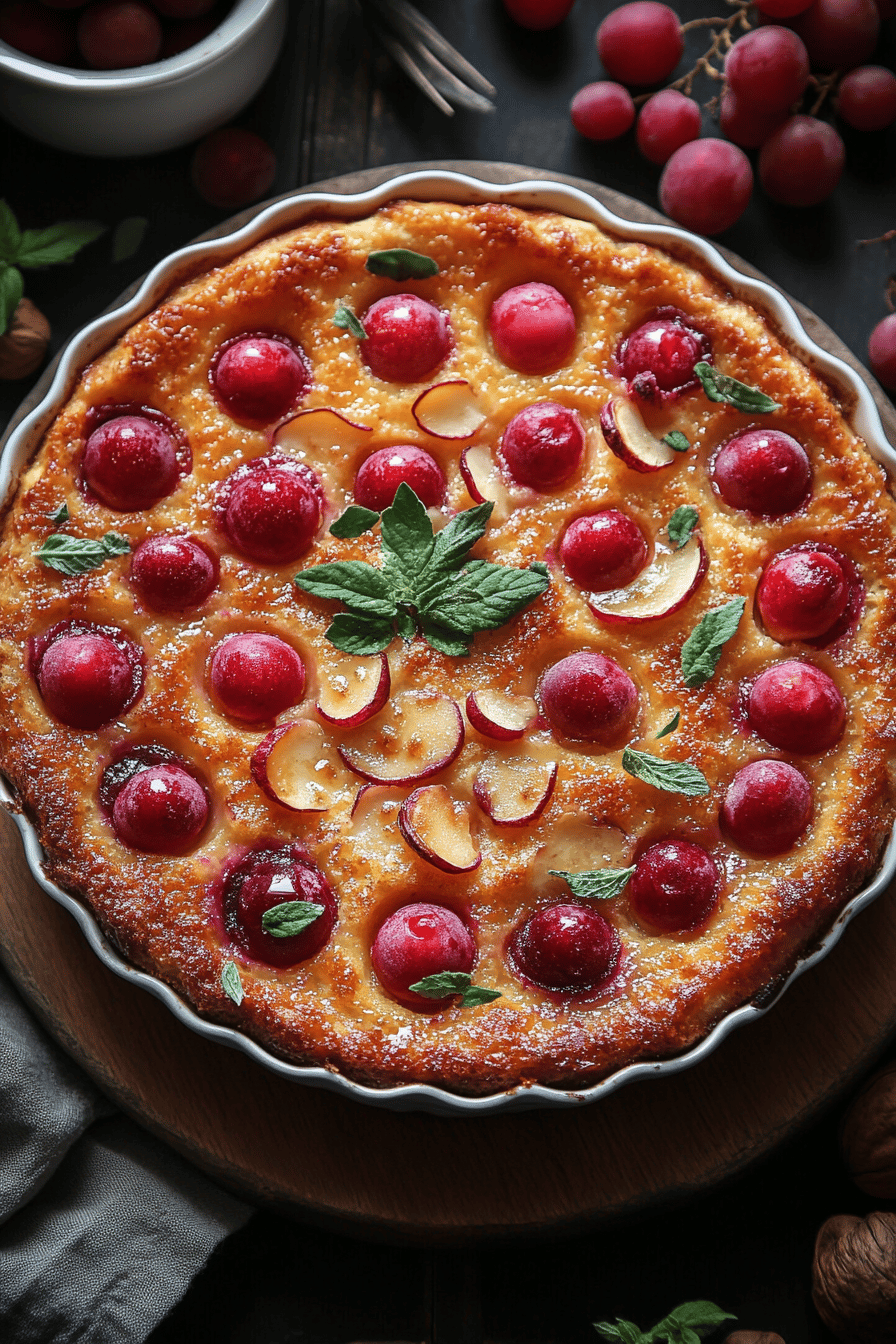 Clafoutis aux mirabelles et amandes ingredients