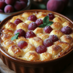 Clafoutis aux mirabelles façon Cyril Lignac