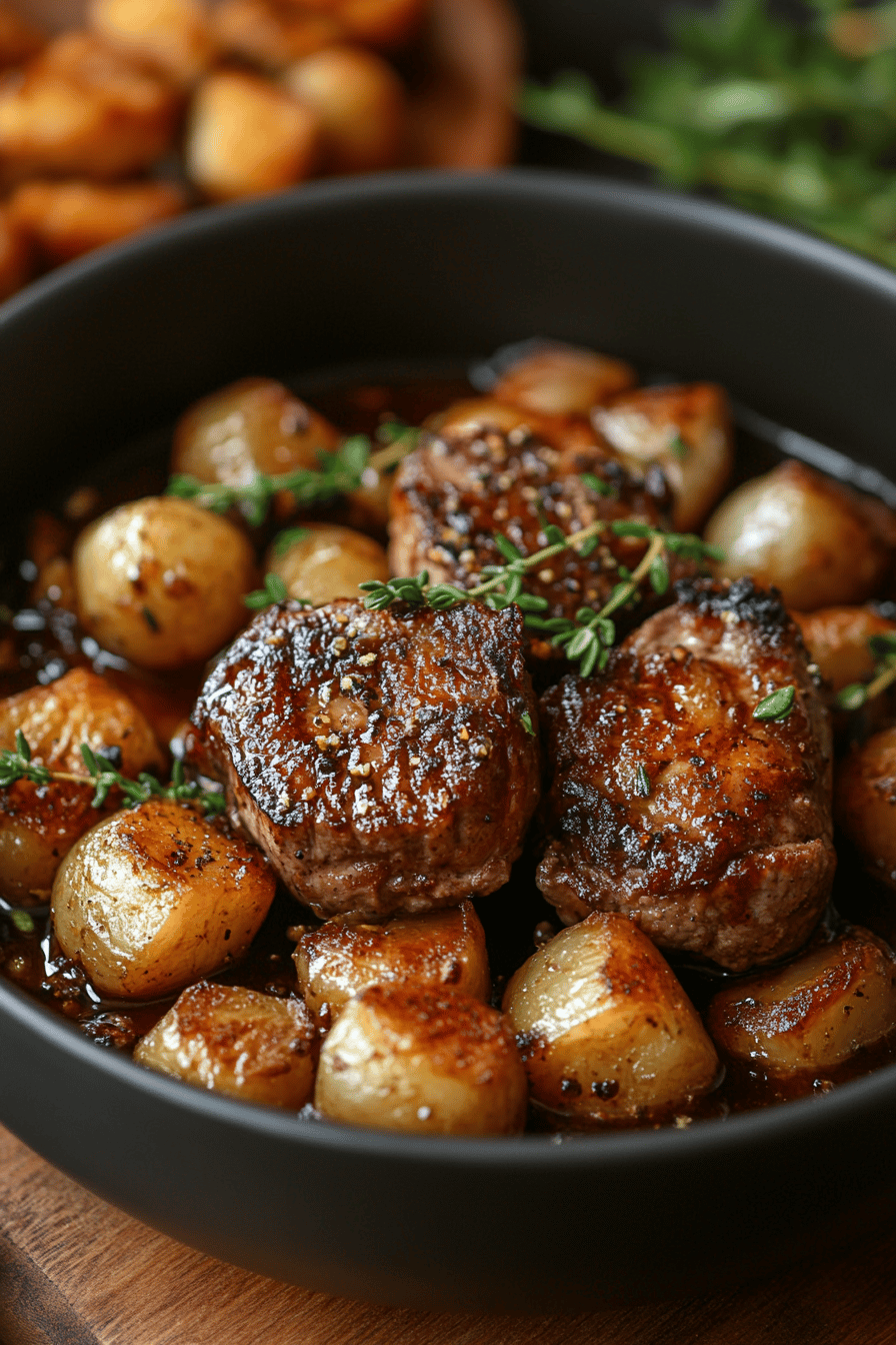 Coq au Vin Recette Facile et Délicieuse Final Dish Presentation