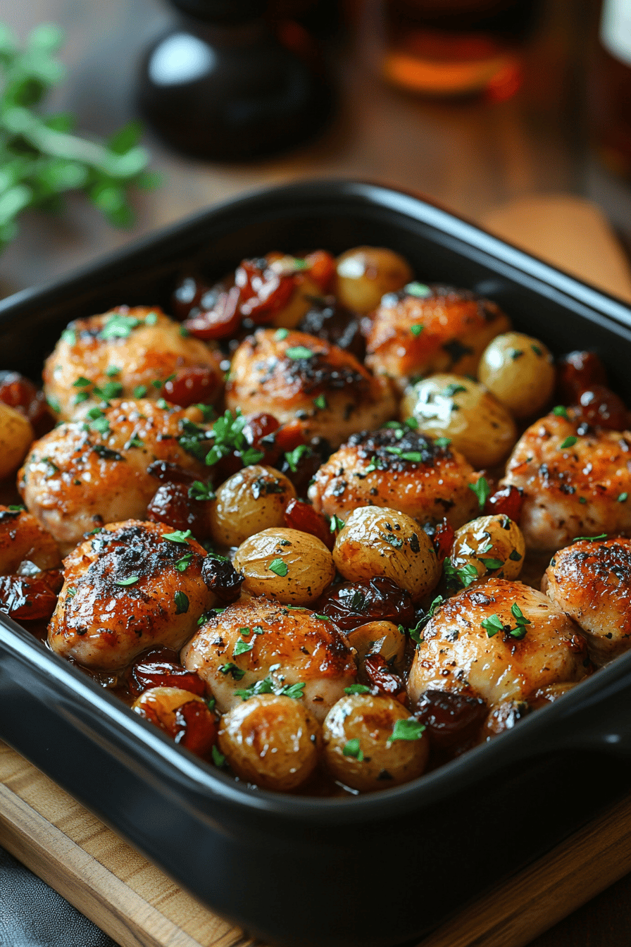 Coq au Vin Recette Facile et Délicieuse Final Dish Presentation