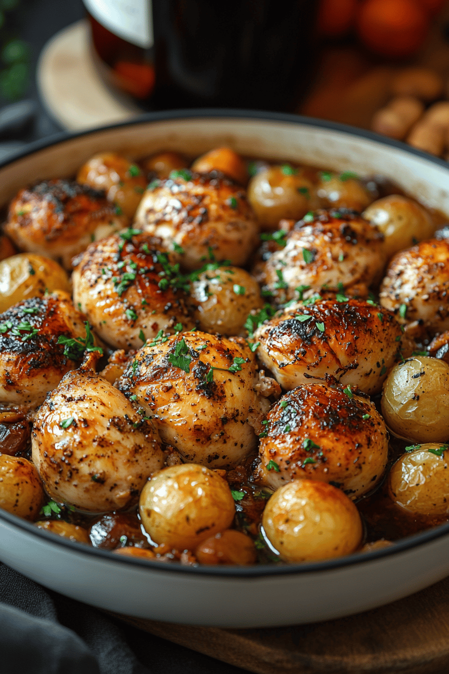Coq au Vin Recette Facile et Délicieuse