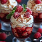 Coupe de fraises au mascarpone - Un dessert facile et délicieux!