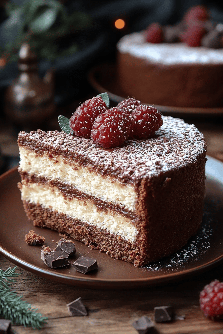 Début de recette  Gâteau au Yaourt et Chocolat Facile Final Dish Presentation