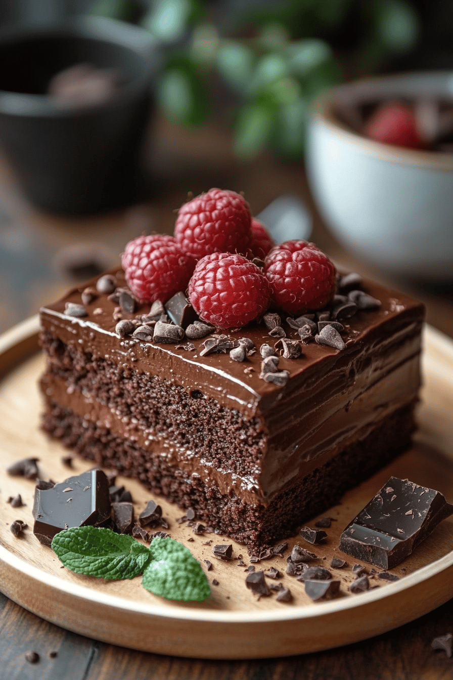 Début de recette  Gâteau au Yaourt et Chocolat Facile Final Dish Presentation