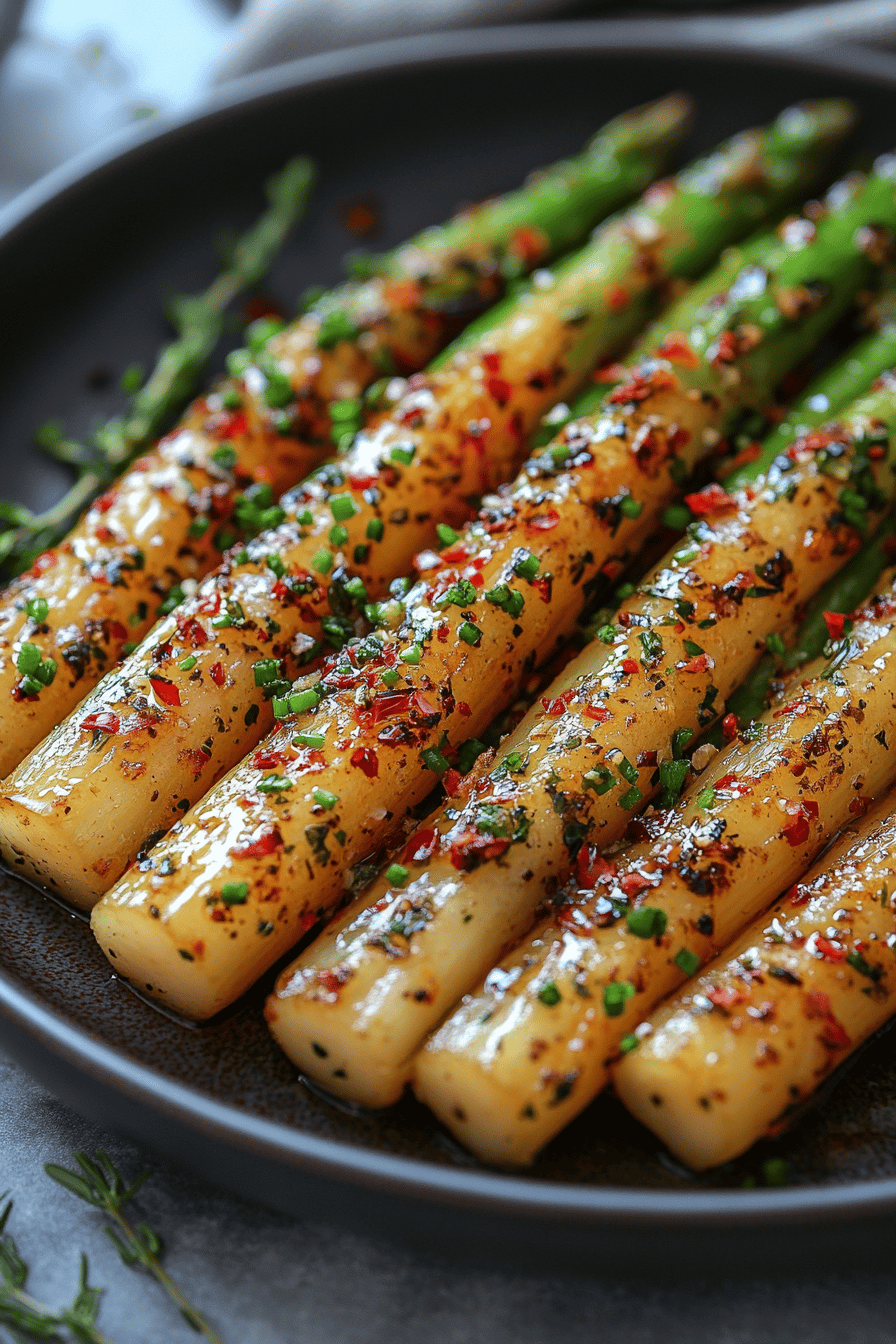 Facile et délicieuse fricassée d'asperges