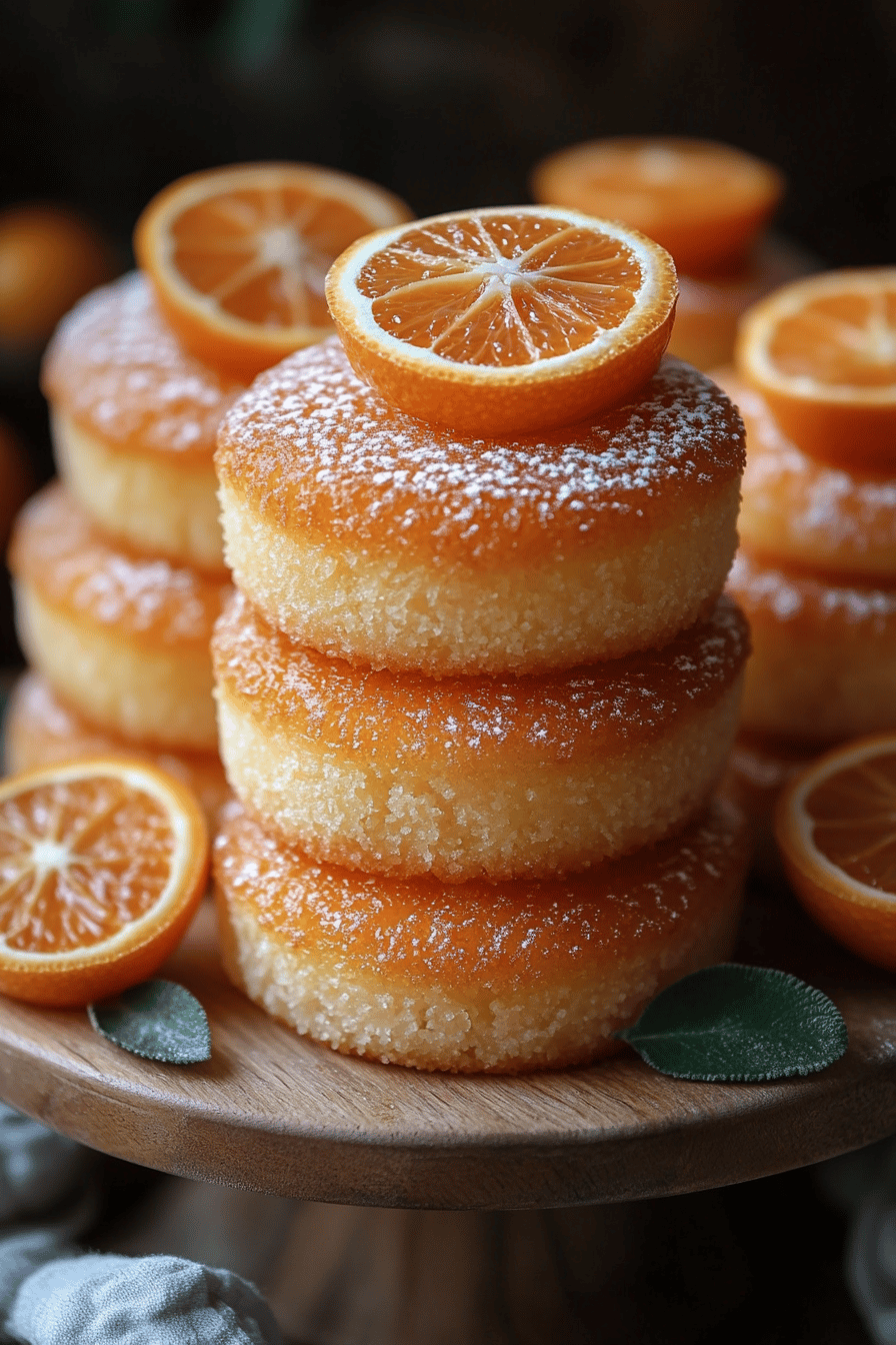 Financiers à l'Orange Gourmandise Tendre et Délicieuse ingredients