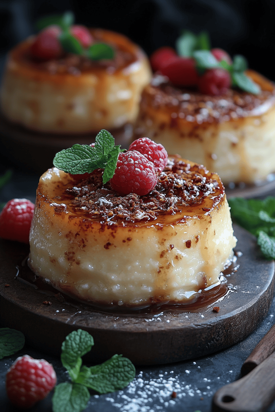 Flan Coco Brésilien Plaisir Exotique en Cuisine Final Dish Presentation