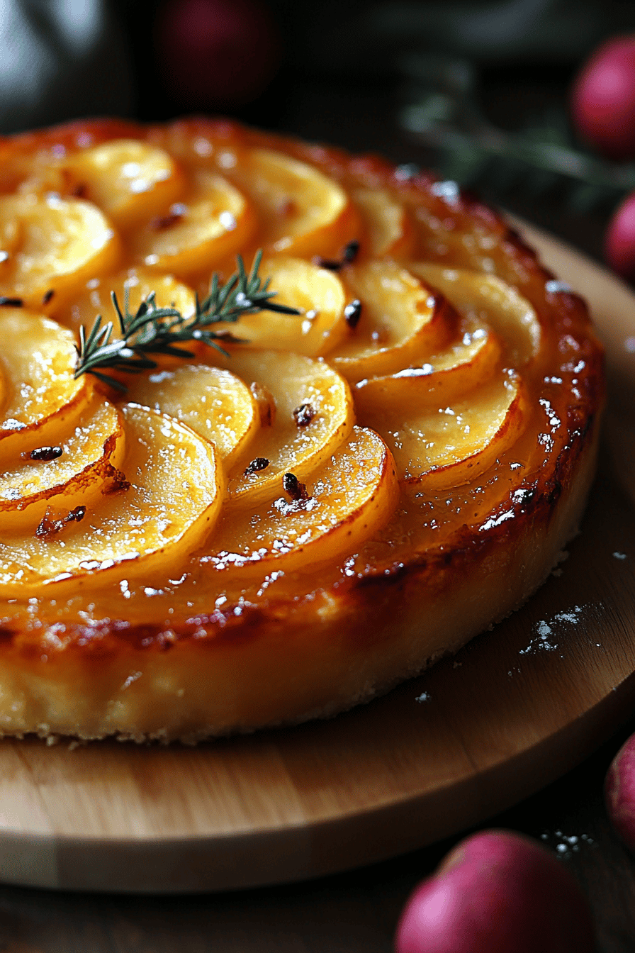 Gâteau aux Pommes Irrésistible la Douceur qui Séduit Tout le Monde Final Dish Presentation