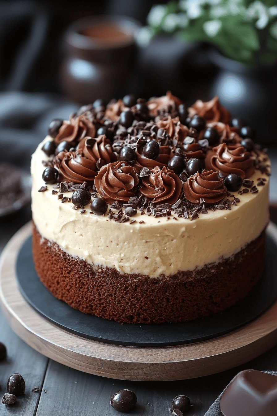 Gâteau d'Anniversaire Yaourt et Chocolat Simple et Impressionnant