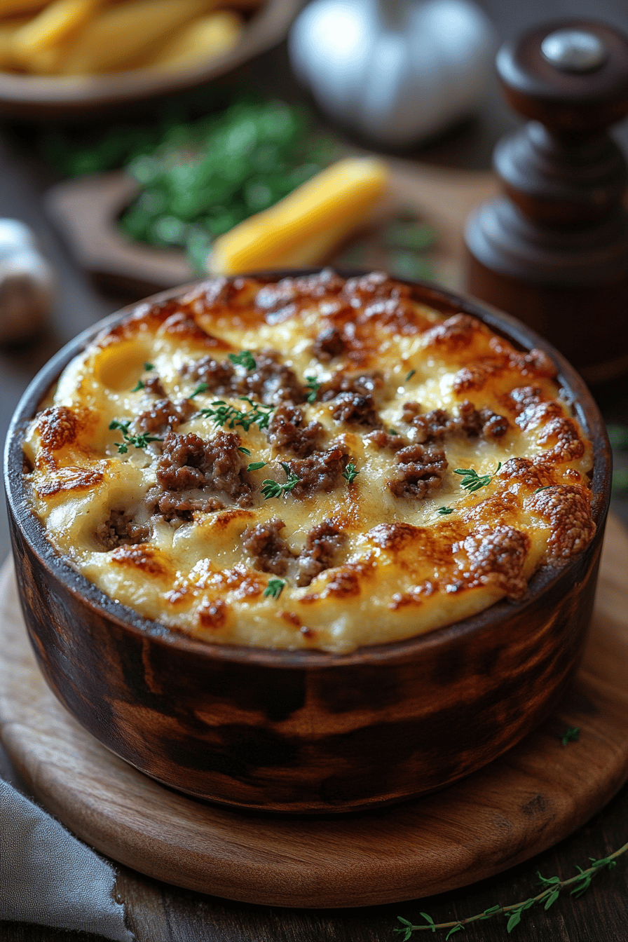 Gratin de Chou-Fleur Bolognaise WW Recette Légère et Savoureuse Final Dish Presentation
