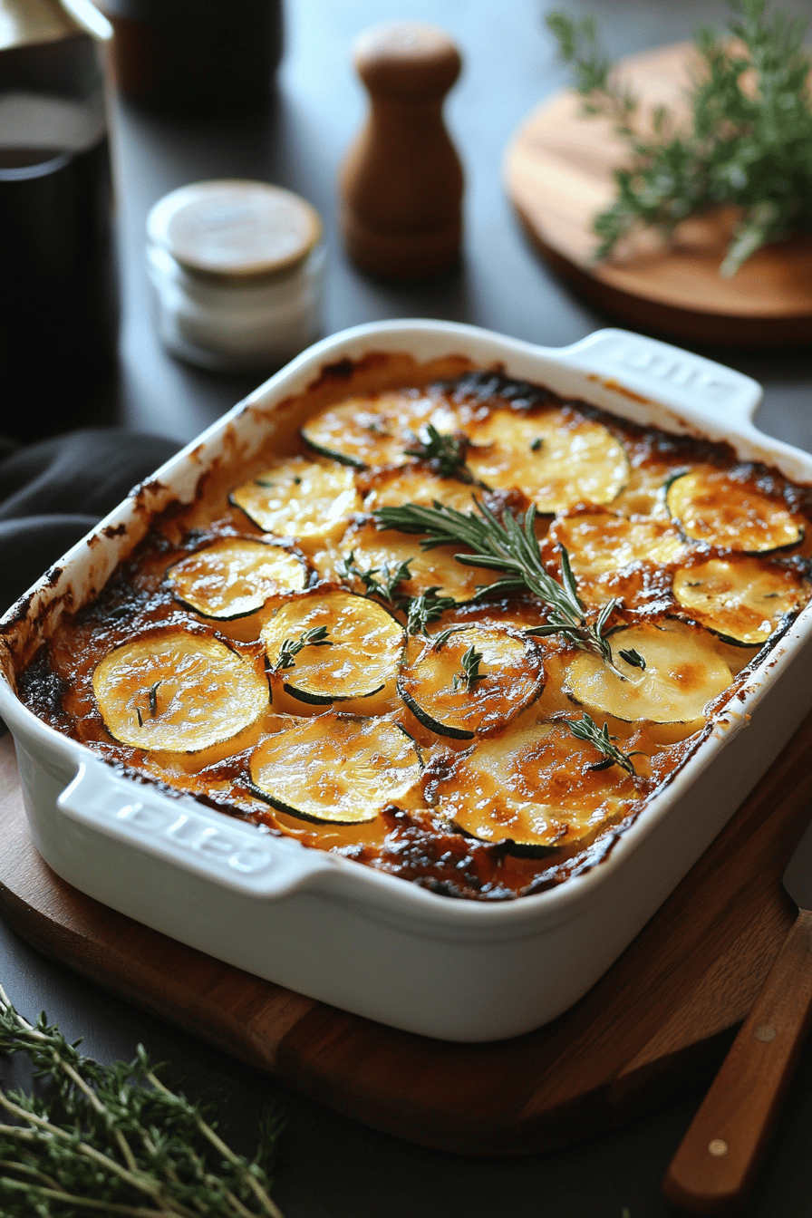 Gratin de courgettes et viande hachée un régal estival pour toute la famille ingredients
