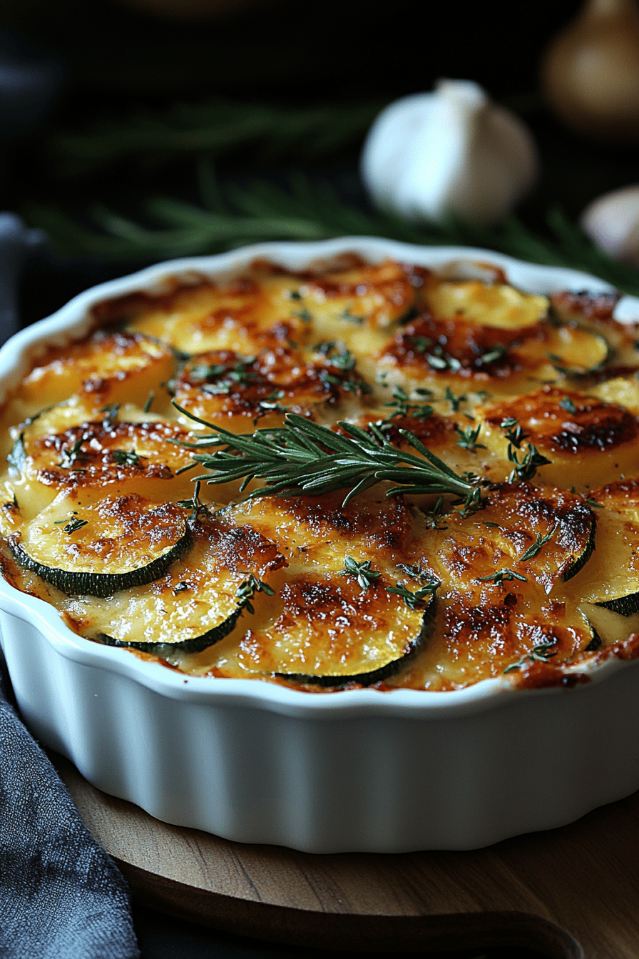 Gratin de courgettes et viande hachée un régal estival pour toute la famille