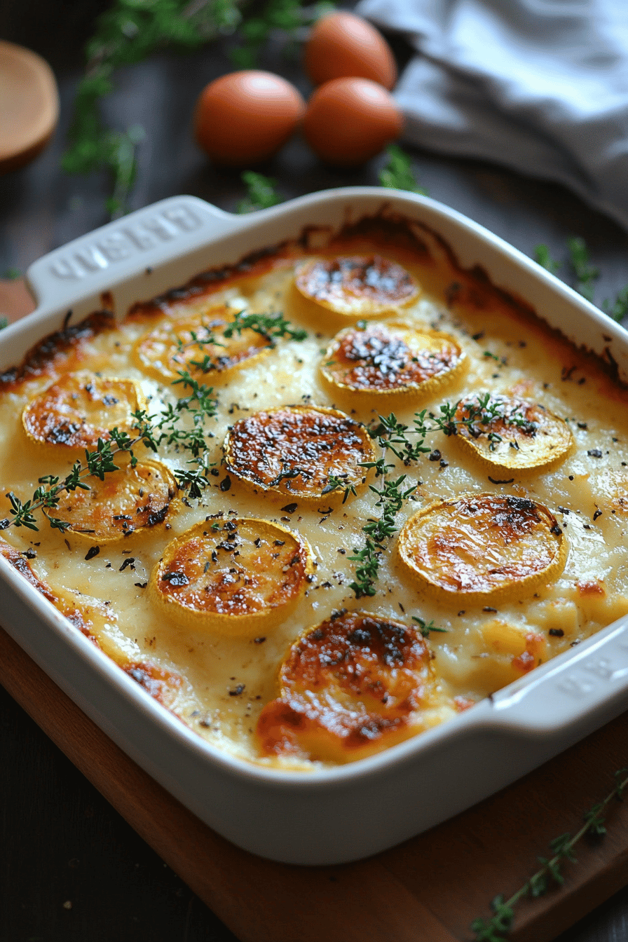 Gratin de courgettes facile et délicieux ingredients