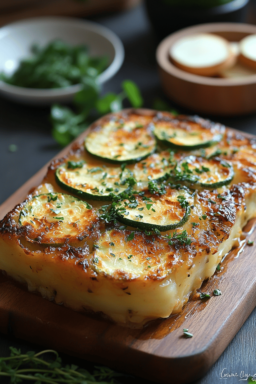 Hachis Parmentier de Courgette Recette Légère et Savoureuse ingredients