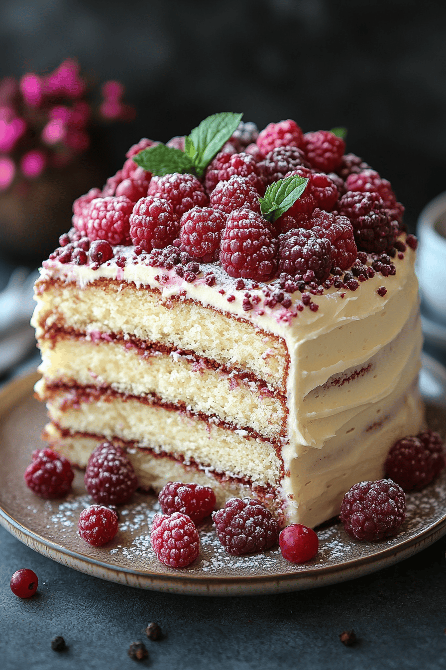 Layer Cake Facile au Yaourt Une Recette Simple et Impressionnante Final Dish Presentation