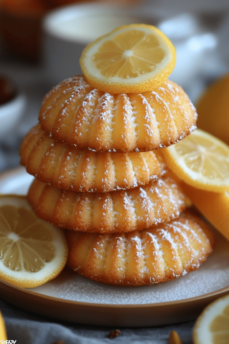 Madeleines au citron le goûter qui sourit Final Dish Presentation