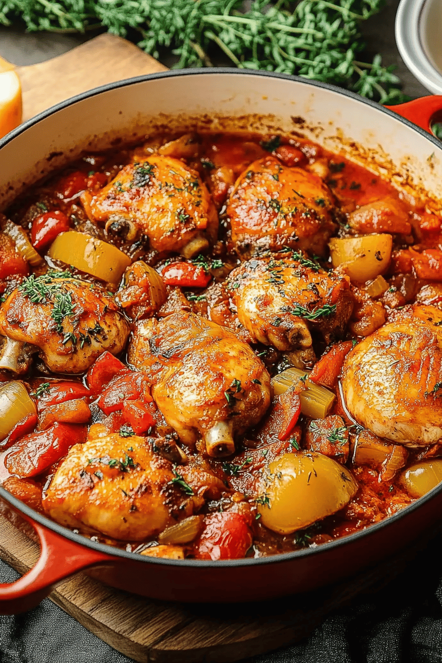 Mijoté de Poulet aux Légumes: Facile et Délicieux Final Dish Presentation