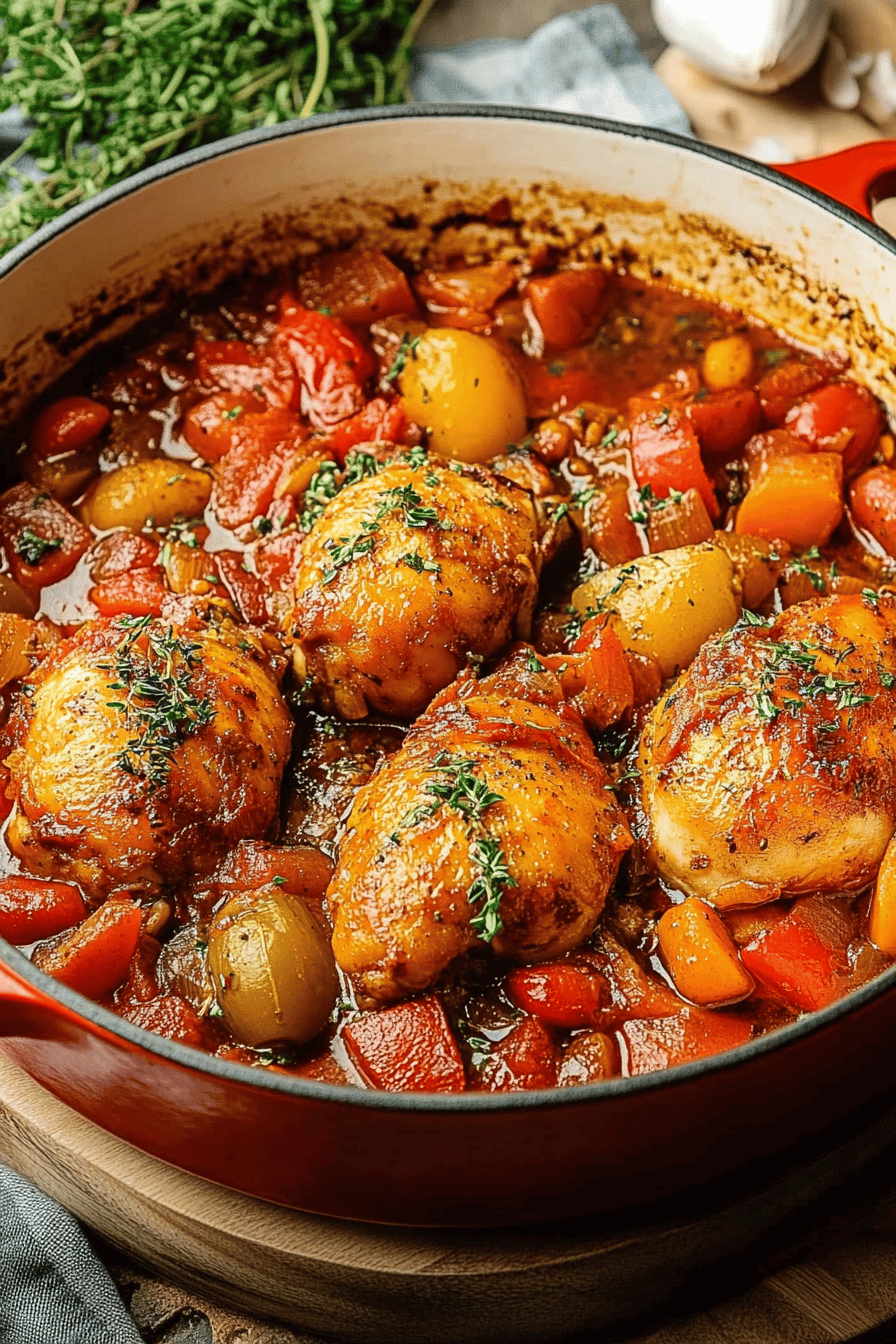Mijoté de Poulet aux Légumes: Facile et Délicieux ingredients
