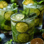 Mojito au concombre sans alcool