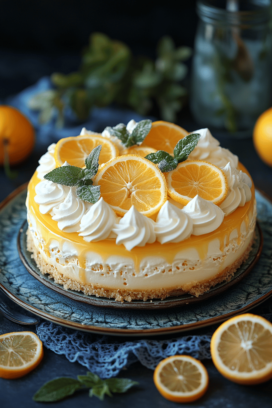 Mousse Légère et Meringue Dorée Entremets au Citron ingredients