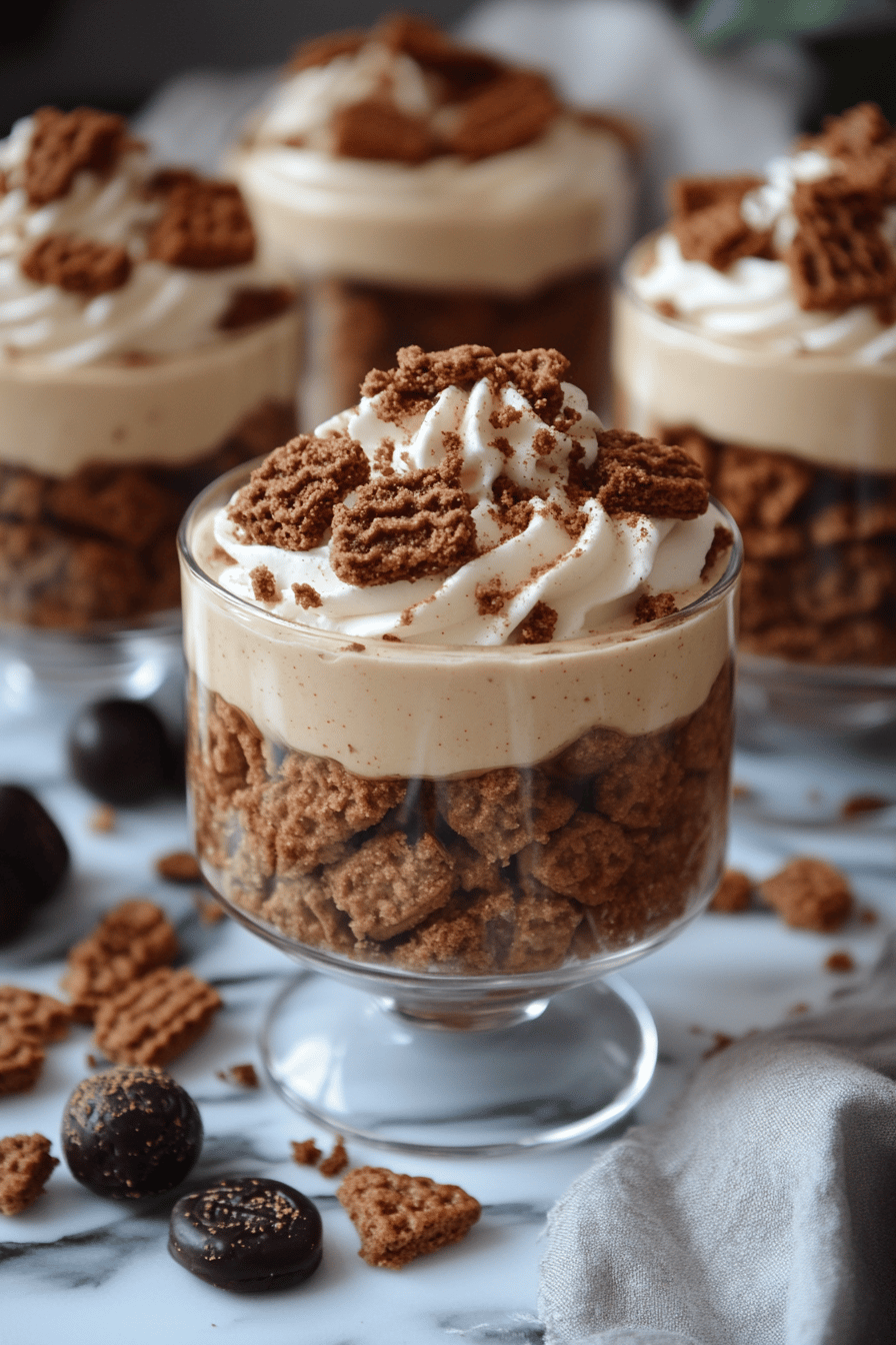Mousse au Spéculoos le dessert sans cuisson qui séduit Final Dish Presentation