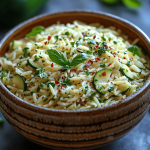 Orzo aux courgettes la recette végétarienne pour pimenter vos pâtes d'été