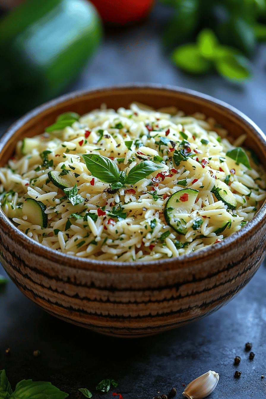 Orzo aux courgettes la recette végétarienne pour pimenter vos pâtes d'été