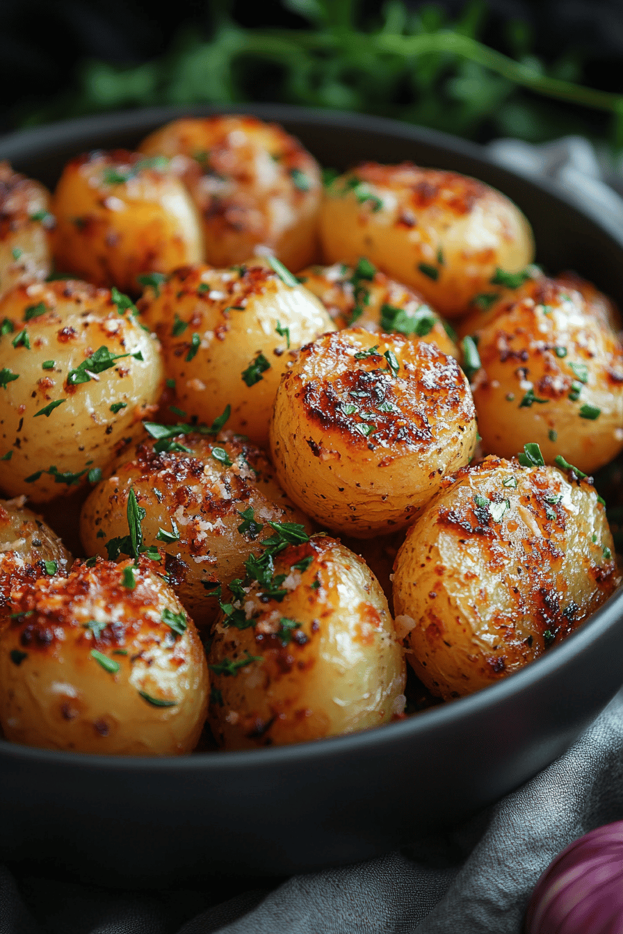Pommes de terre au four croustillantes Final Dish Presentation
