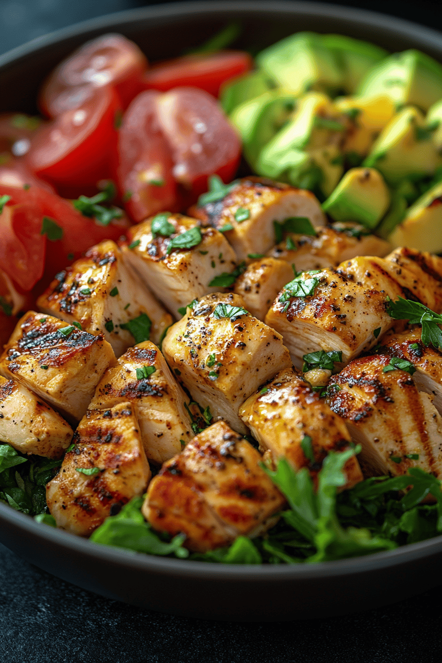 Salade Avocat-Poulet Recette Saine et Savoureuse