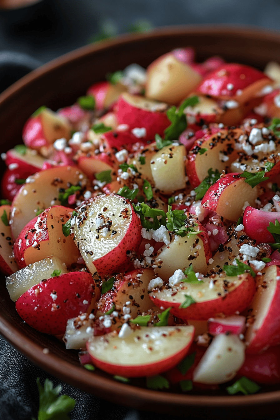 Salade Croquante de Chou Rouge et Pomme