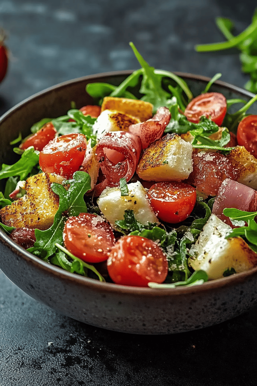 Salade Italienne Chop Chop: Un Dîner Simple et Savoureux Final Dish Presentation