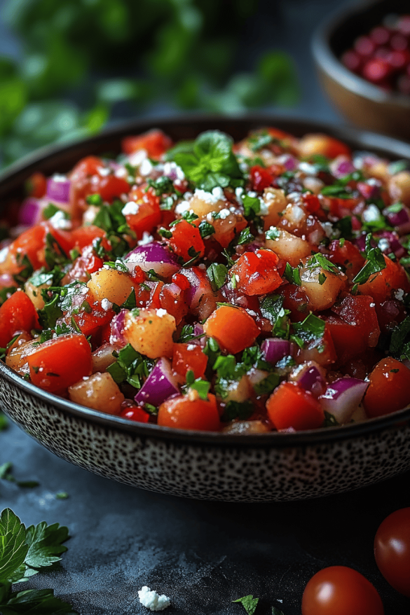 salade-marocaine-fraicheur-et-saveurs-en-un-instant Salade Marocaine Fraîcheur et Saveurs en un Instant