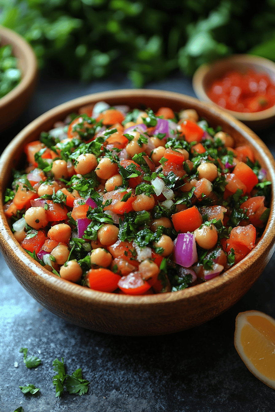 Salade Marocaine Fraîcheur et Saveurs en un Instant Final Dish Presentation