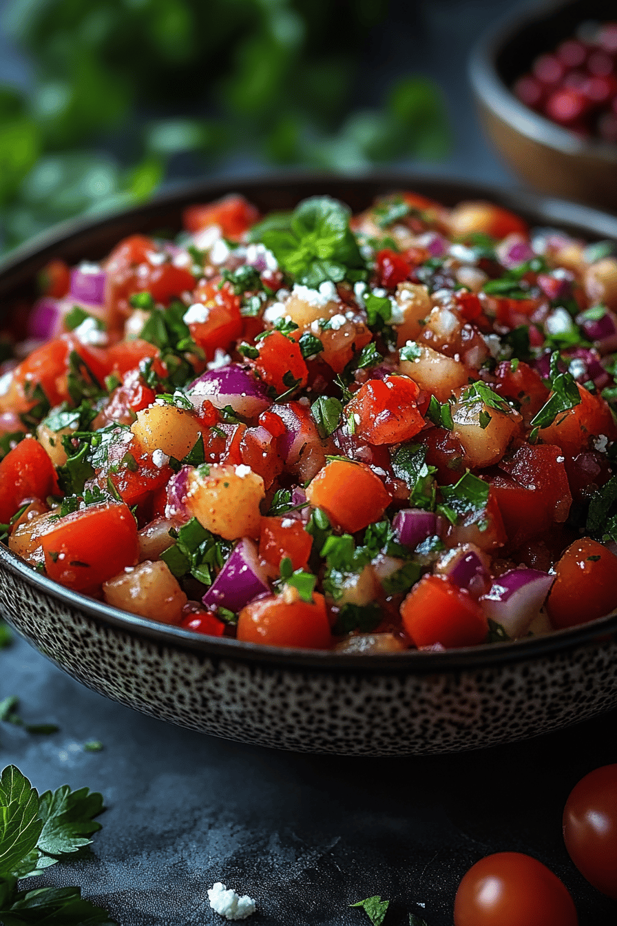 Salade Marocaine Fraîcheur et Saveurs en un Instant