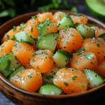 Salade Melon-Concombre Fraîcheur Estivale
