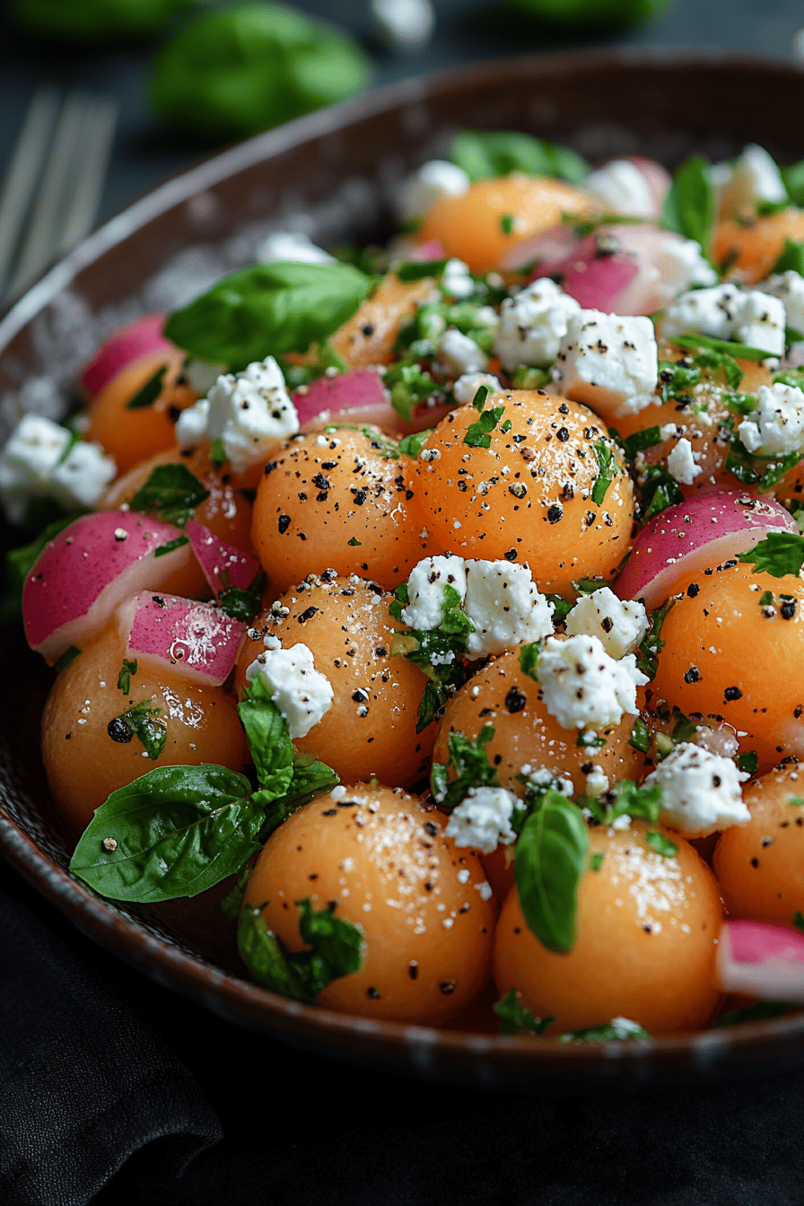 Salade Melon et Concombre Fraîcheur Estivale