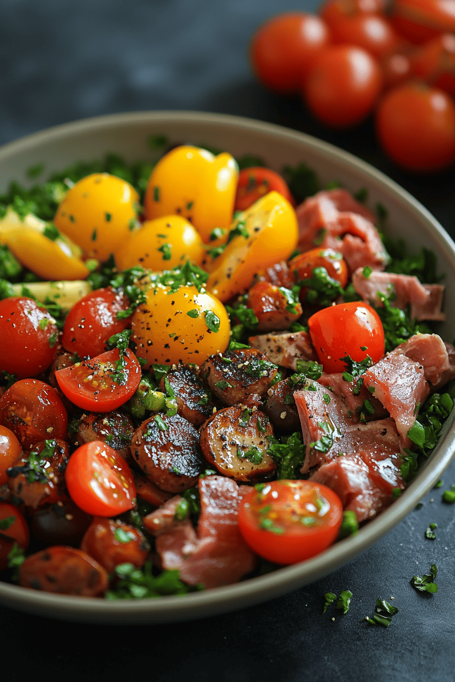 Salade Niçoise Authentique Fraîcheur Provençale ingredients
