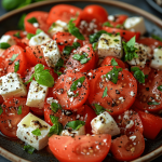 Salade Pastèque-Feta Fraîcheur Estivale