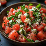 Salade Pastèque-Feta Une Recette Estivale Simple et Savoureuse