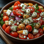 Salade Pois Chiches et Feta Saveurs Méditerranéennes d'Automne