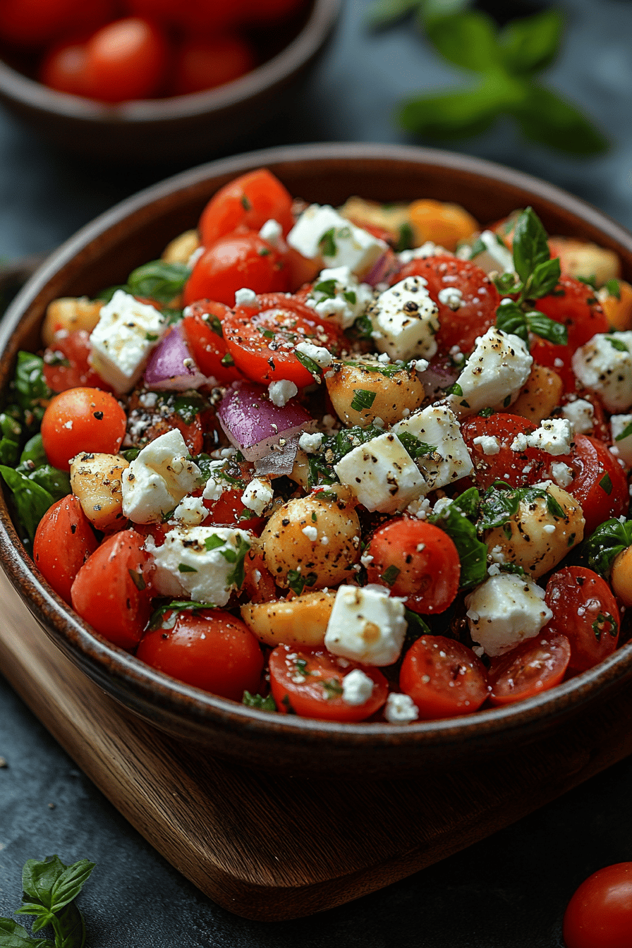 Salade Pois Chiches et Feta Saveurs Méditerranéennes d'Automne
