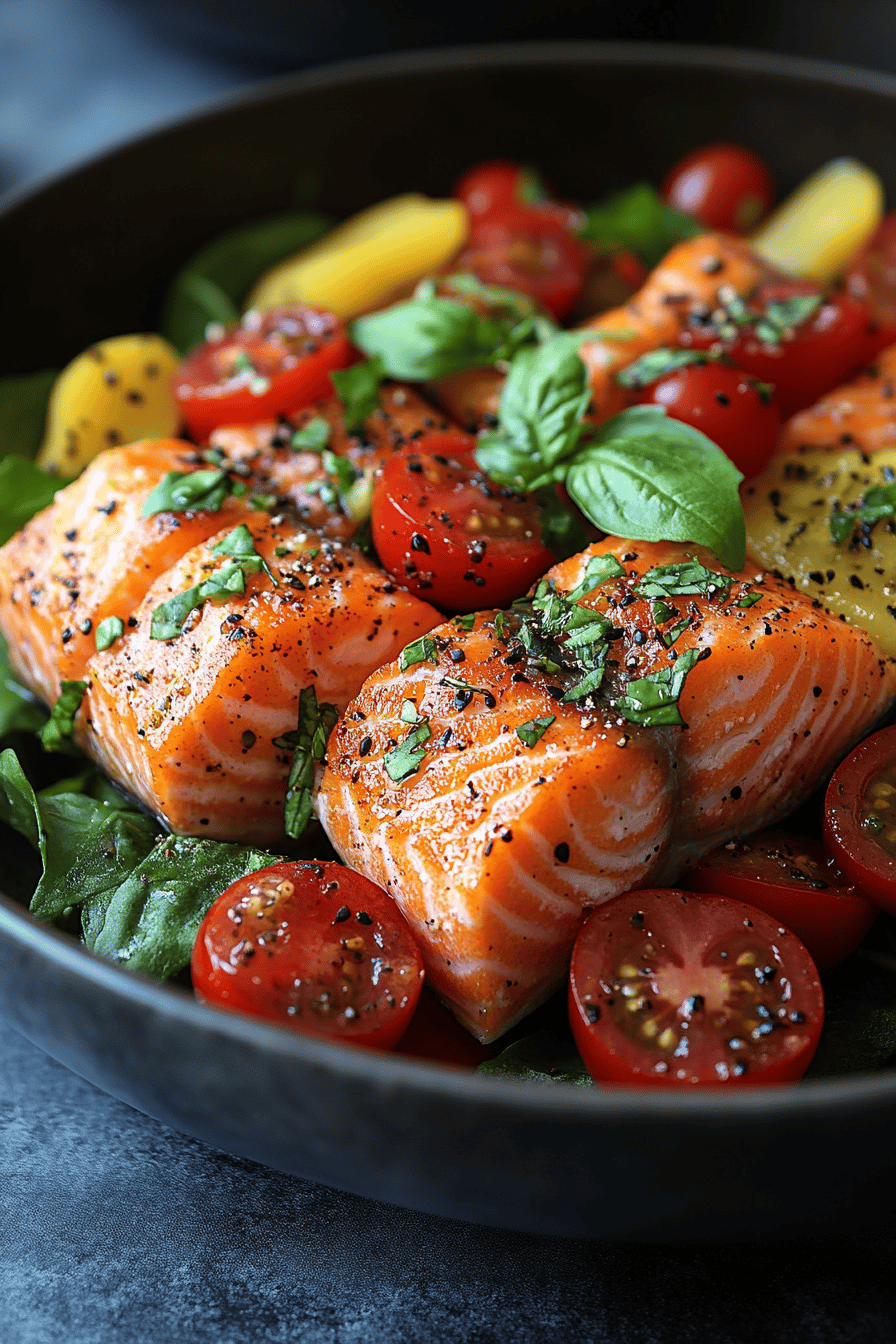 Salade au saumon fumé avocat et tomates  Déjeuner léger d'été ingredients